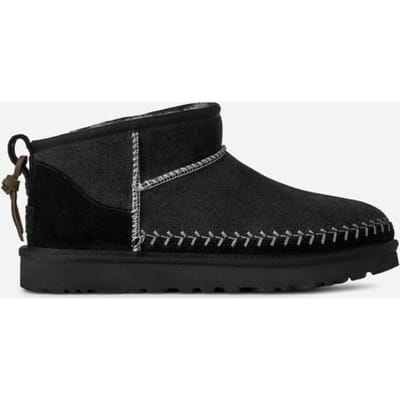 UGG CLASSIC ULTRA MINI BIARRITZ UGG Dames Schoenen Zwart - Maat 39