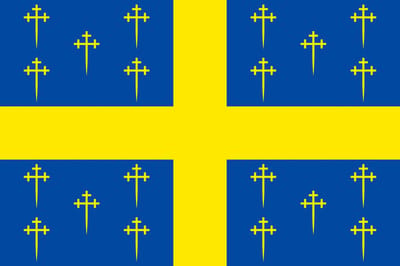 Vlag Bertogne 100x150cm