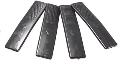 Dailygoody - Dakrail Clip Rack Moulding Cover - Vervanging voor Mazda - Zwart - Kunststof - Geschikt voor Mazda 2 3 5 6 CX7 - 4 Stuks