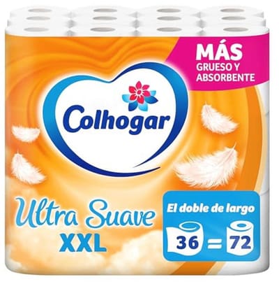 Ultra Soft XXL Toiletpapier - 60 Extra Grote Rollen, 2-Laags, 100% Parfumvrij, Duurzaam en Zacht
