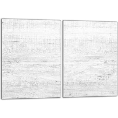 TMK ArtDeko - Beschermplaat - Glas - 40x52cm - Houtprint