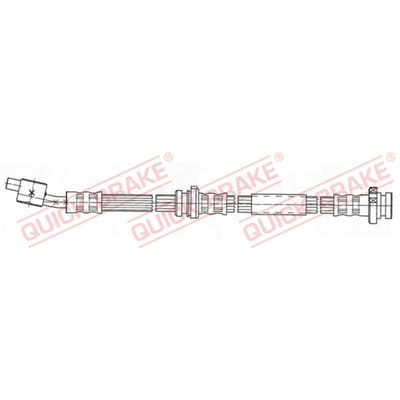 Remleiding QUICK BRAKE 59.905, rechts