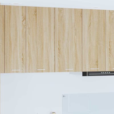 vidaXL - Hangkast - Sonoma - Eik - 80 - x - 31 - x - 80 - cm - Bewerkt - hout