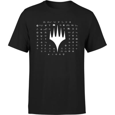 Magic The Gathering 25th Anniversary T-shirt - Black - 3XL - Zwart