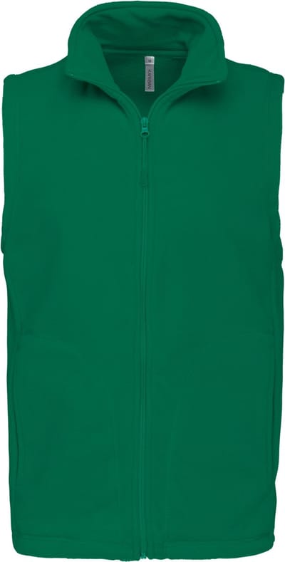 Kariban Bodywarmer van microfleece heren K913 - Kelly Green - 5XL