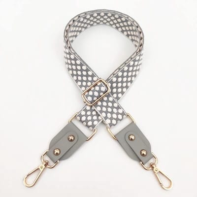 Dailygoods- Tasriem verstelbaar 80-130 cm - Schouderband voor tas - Karabijnhaak - Brede tasgrepen - Katoen - Draagriem voor dames - Schouderriem