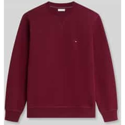 Regular fit sweatshirt van puur katoen met gestikt logo