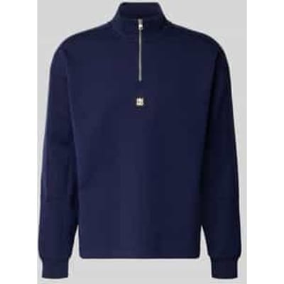 Regular fit sweatshirt van katoenmix, model 'DANOVOTOP'