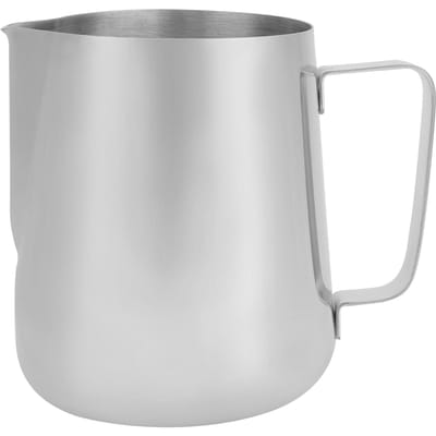 RVS Melkkan Opschuimkan Koffie Latte Kop Zonder Maatverdeling voor Thuis Koffiegebruik600ml white
