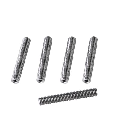Dailygoods- Hotend-set 5 Stuks - Roestvrij Stalen M6 Mondstukken - PTFE-buizen - Compatibel met 3D-printer Extruder - Voor 1,75 Mm Filament - Duurzaam en Lange Levensduur - 3D-printer Onderdelen
