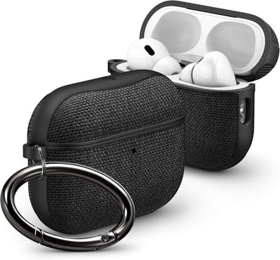 Slanke Beschermhoes voor AirPods Pro 3e Generatie - Zwart
