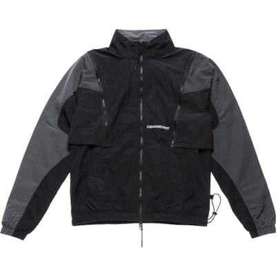 Jordan 23ENG WVN Jassen Heren Zwart Opstaande Kraag Matig Overig XL black