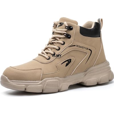 Bouw Werkschoenen Heren Stalen Neus Veiligheidslaarzen Anti-verplettering Anti-perforatie Werk Veiligheidsschoenen voor Man Hoge Top Beschermlaarzen 48