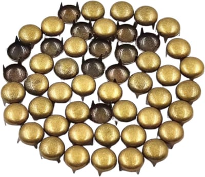 80 Kleding stud- Spike-Rond-Brons- 10 mm - Charme Bijoux