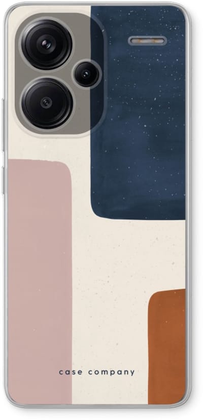 Case Company® - Hoesje geschikt voor Xiaomi Redmi Note 13 Pro plus hoesje - Geo #5 - Soft Cover Telefoonhoesje - Bescherming aan alle Kanten en Schermrand