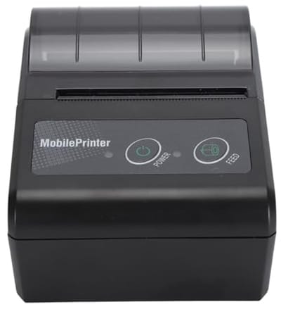 Bluetooth Bonprinter - Mini Printer - Mobiel Printen - Energiezuinig Ontwerp - 57.5mm Papier - Zwart