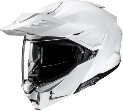 HJC i80 Solid Wit Adventure Motorhelm - Helm