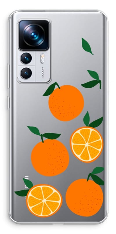 Case Company® - Hoesje geschikt voor Xiaomi 12T hoesje - Will you be my clementine - Soft Cover Telefoonhoesje - Bescherming aan alle Kanten en Schermrand