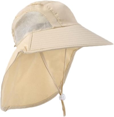 Kinder Zonnehoed - Zomerhoed UV Bescherming - Buiten Activiteiten - Hoge UV Bescherming - 48-55 cm Hoofdomtrek - Blauw