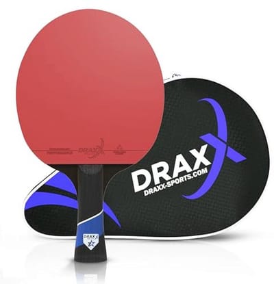 Professionele Tafeltennisbat met Carbon en Pro-Rubber voor Optimale Controle en Kracht