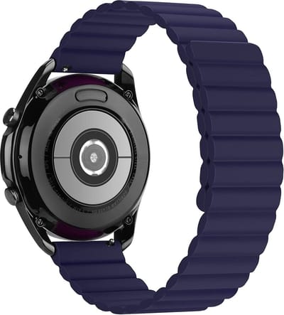 YONO Smartwatch Bandje - 22mm - geschikt voor Samsung Galaxy Watch - Garmin - Huawei - Polar - Link - Donkerblauw