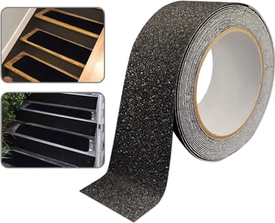 Antislip Veiligheidstape PEVA met Grind Patroon – Waterdichte Rubberen Grip Tape voor Binnen en Buiten – Zelfklevende Anti-slip Tape voor Kunststof Oppervlakken en Trapveiligheid - 5cmX5m