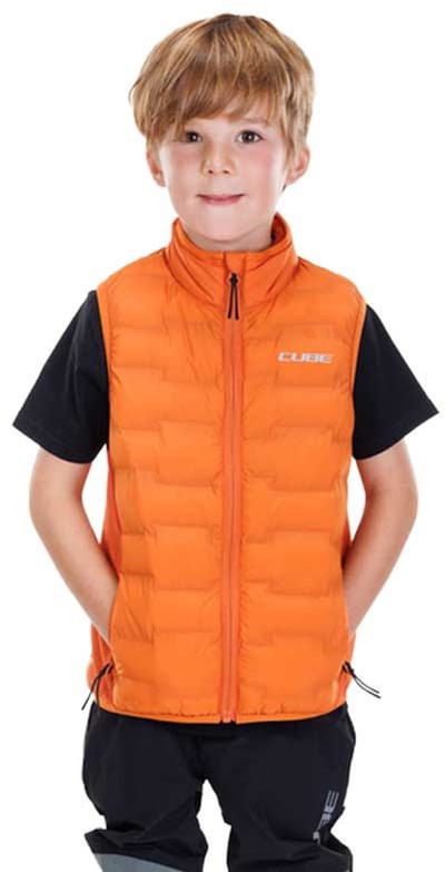 Cube Rookie Padded Gilet Oranje L Jongens