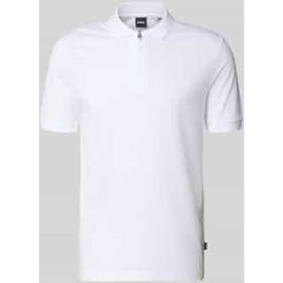 regular fit poloshirt van mix van katoen en lyocell model 'H-PARAS 70'