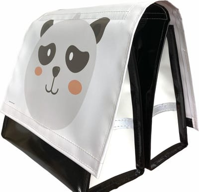 Dubbele kinderfietstas PANDA S