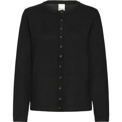 Ichi IHLULS O-NECK CA Dames Vest - Black