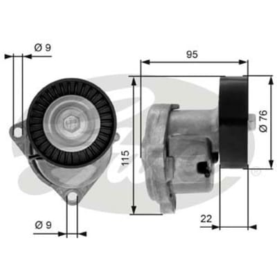 Spanpoelie, V-riem GATES T38448
