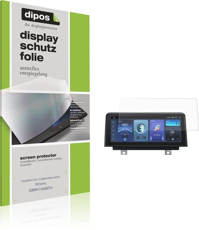 dipos – 2x Matte Beschermfolie geschikt voor Xtrons QBBH14NBTH | Krasbestendige & antireflecterende Screenprotector Ultra-Thin