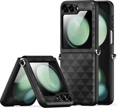 Dux Ducis Fitt Hoesje Geschikt voor Samsung Galaxy Z Flip 6 Back Cover Zwart