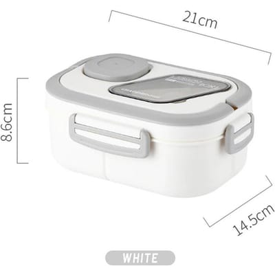 Draagbare lunchbox Compartiment Tarwestro Bento Draaggreep Box Herbruikbare serviescontainers Maaltijd Snack Voedselcontainers