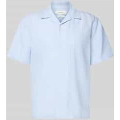 relaxed fit vrijetijdsoverhemd van mix van katoen en linnen model 'RLXCLAY'