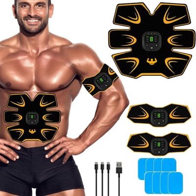 Buikspiertrainers Elektrisch - Hometrainer Afvallen - Fitness - Zwart