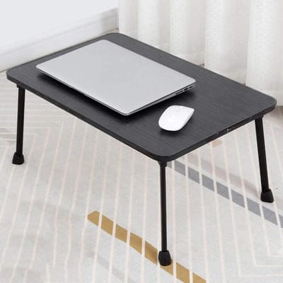 Opvouwbaar Bureau - Laptop Tafel Dienblad - Ontbijt in Bed - Draagbaar en Compact - 60x40x28cm - Meerkleurig