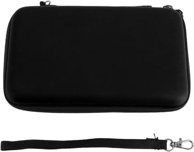 Draagbare Spelconsole Tas met 8 Spel Slots, Hard Shell Reistas voor Bescherming van Nieuwe 3DS XL, Zwart