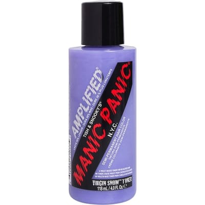 Manic Panic Amplified Virgin Snow - langhoudende veganistische haarkleuring Haarkleuring Unisex 118 ml