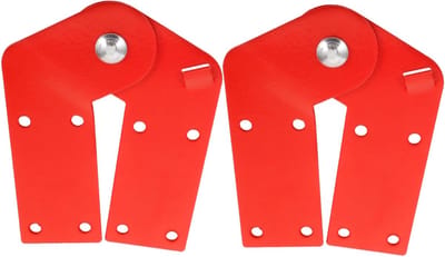 Ladder Scharnieren - Ladder Haken - Ladder Reparatie - Extra Stevigheid - 14.50X11.50X1.50CM - Rood