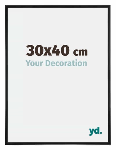 Your Decoration - Puzzellijst 30x40 cm - Zwart Mat - Puzzellijst 500-1000 stukjes - Kunststof Fotolijst - Annecy