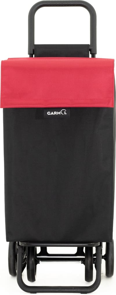 Garmol Boodschappentrolley G5 Travel - 4 wielen - Zwart rojo