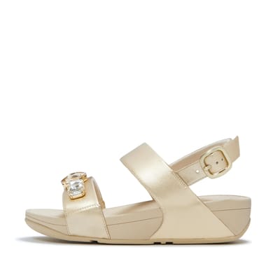 FitFlop Lulu ultra-jewel metallic back-strap sandals