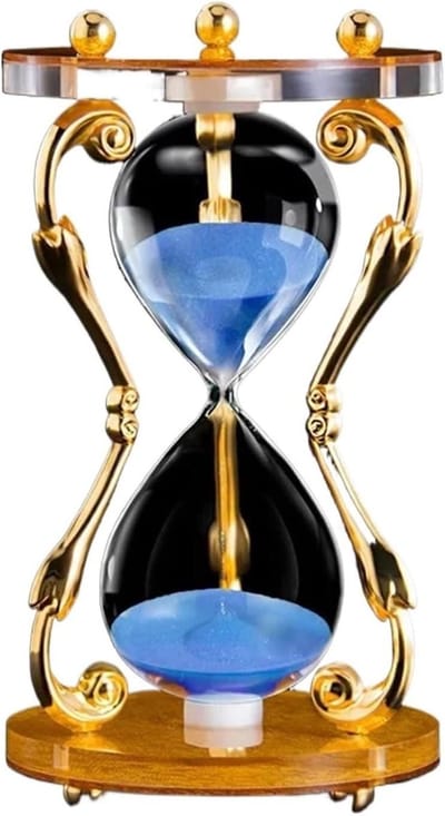 Zandloper Timer - Decoratief Zandglas - Tijd Meten - Vintage Stijl - 30 Minuten - Kleur 1