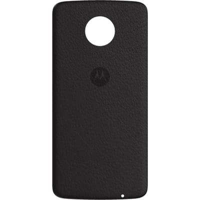 Motorola Moto Z Backcover - Zwart Leder