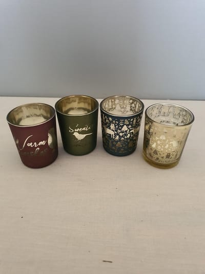 house of seasons kandelaar 4assorted set van 16