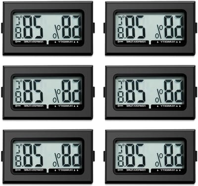 Digitale Thermometer en Hygrometer - Binnen - Compact - Nauwkeurige Temperatuur- en Vochtigheidsmeting - Voor Kantoor en Thuis