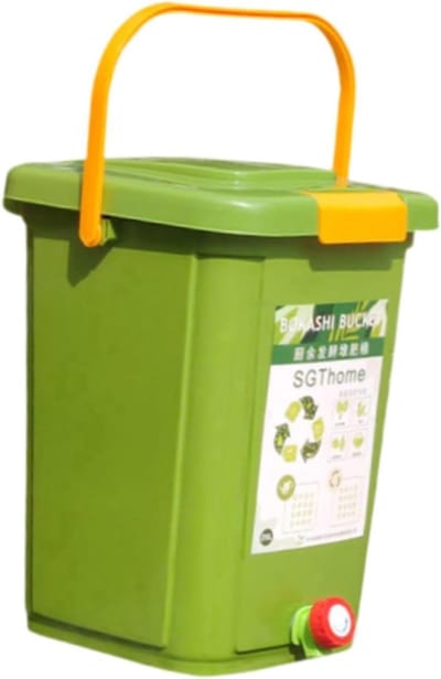 Compostbak Keuken - Binnen composteren - Afval verwerken - Geurarm systeem - 20 Liter - Groen