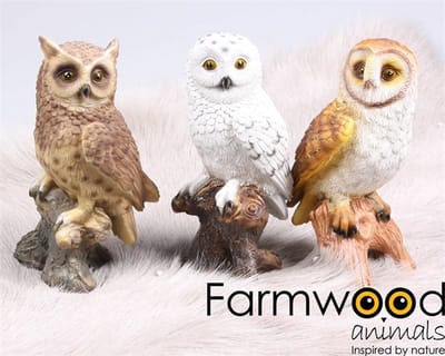 Farmwood Animals Tuinbeeld Uil 19 cm (1 stuk) assorti