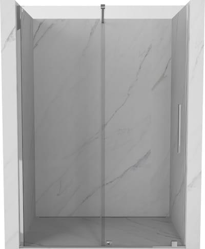 Mexen Velar schuifdouchedeur 130 , transparant, chroom - 871-130-000-01-01
